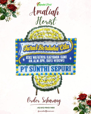 Papan Bunga Duka di Wasile