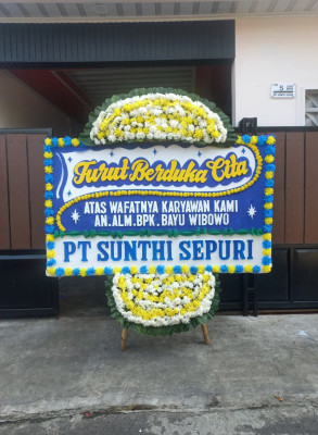 Papan Bunga Duka di Wasile