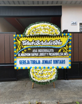 Papan Bunga Duka di Wasile